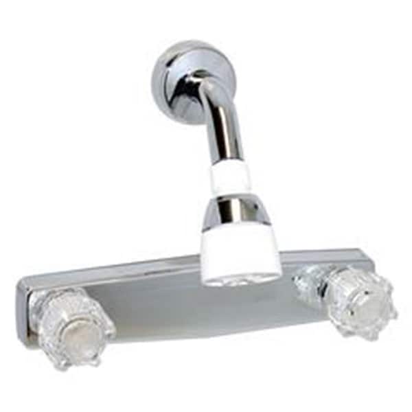 Backseat 8 in. Two-Handle Shower Valve with Head Kit - Chrome BA2604941 - main
